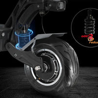 HKM-393363 YUME HAWK Pro Folding Electric Scooter for Adults, 250W Brushless Motor, Max Speed 25/45 km/h, 96 km Range, Full Suspension, Waterproof, App Control