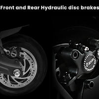 HKM-393363 YUME HAWK Pro Folding Electric Scooter for Adults, 250W Brushless Motor, Max Speed 25/45 km/h, 96 km Range, Full Suspension, Waterproof, App Control