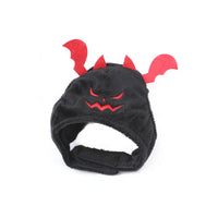 HKM-3934653 Halloween Cat Headgear with Wings - Orange & Black/Red Options