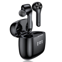 HKM-393491 Wireless Touch-Control Noise-Canceling Stereo Earbuds with Multi-Point Connection and Voice Control