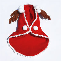 HKM-3935549 Cozy Fleece Hooded Pet Cloak for Halloween and Christmas in Black, Red, and Yellow