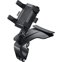 HKM-393555 360-Degree Rotatable Car Phone Holder with Dashboard Mount and Parking Number Plate