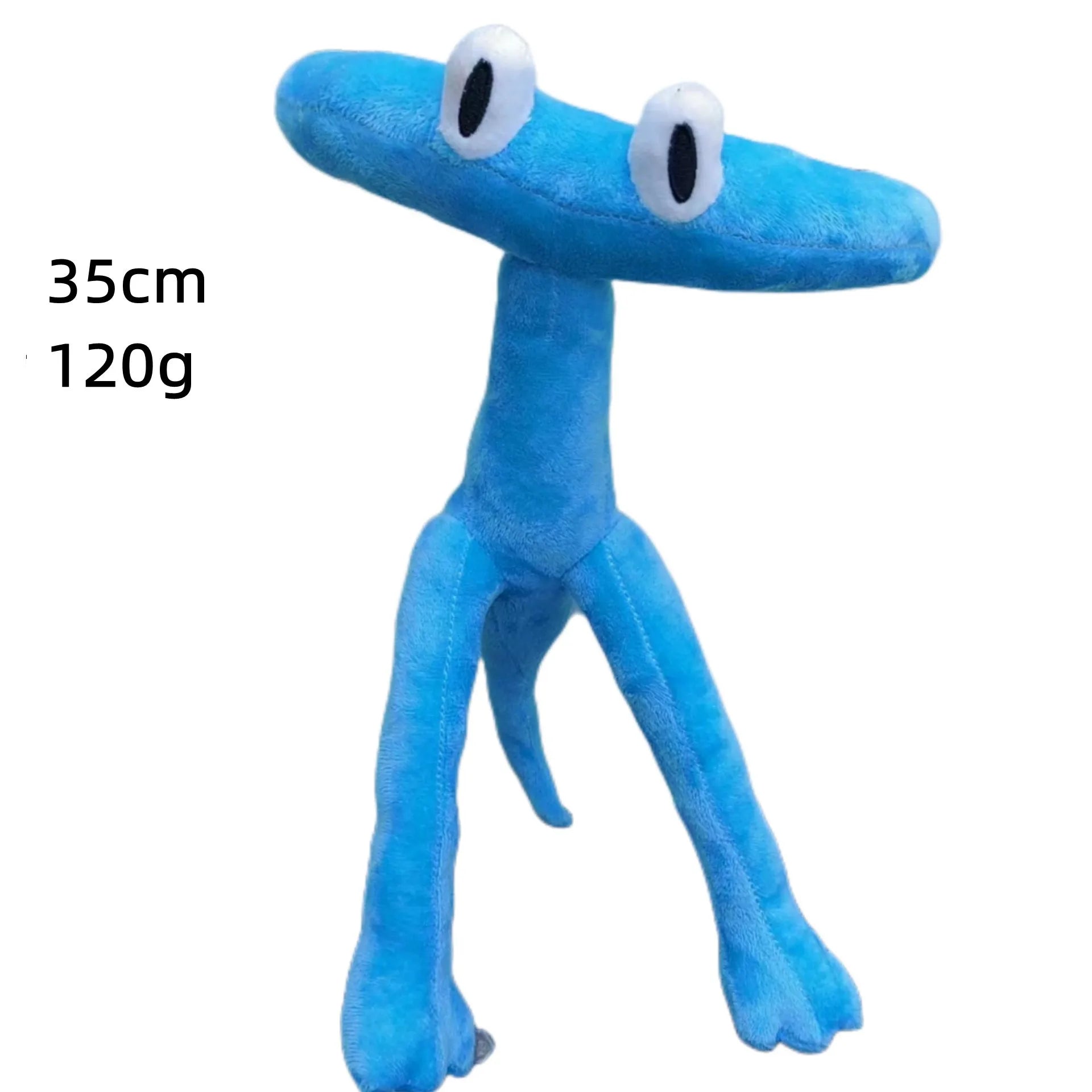 HKM-393619 Super Soft Rainbow Plush Toy Set - Blue, Purple, Yellow Stuffed Animals for Kids