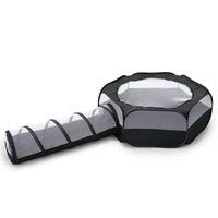 HKM-3936829 Foldable Cat Tunnel with Detachable Design and Multi-Purpose Use for Play and Relaxation