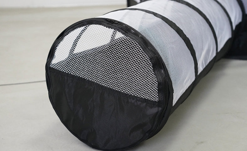 HKM-3936829 Foldable Cat Tunnel with Detachable Design and Multi-Purpose Use for Play and Relaxation
