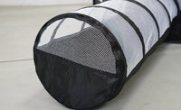 HKM-3936829 Foldable Cat Tunnel with Detachable Design and Multi-Purpose Use for Play and Relaxation