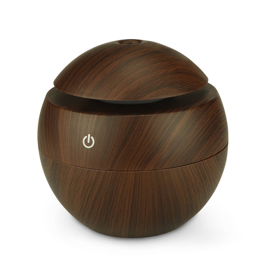 HKM-393683 Mini Wood Grain Essential Oil Diffuser and Humidifier for Home and Hotel Use
