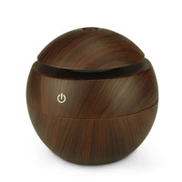 HKM-393683 Mini Wood Grain Essential Oil Diffuser and Humidifier for Home and Hotel Use
