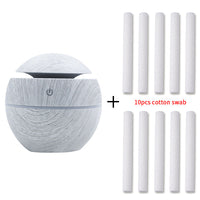 HKM-393683 Mini Wood Grain Essential Oil Diffuser and Humidifier for Home and Hotel Use