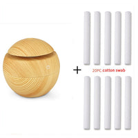 HKM-393683 Mini Wood Grain Essential Oil Diffuser and Humidifier for Home and Hotel Use