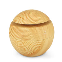 HKM-393683 Mini Wood Grain Essential Oil Diffuser and Humidifier for Home and Hotel Use