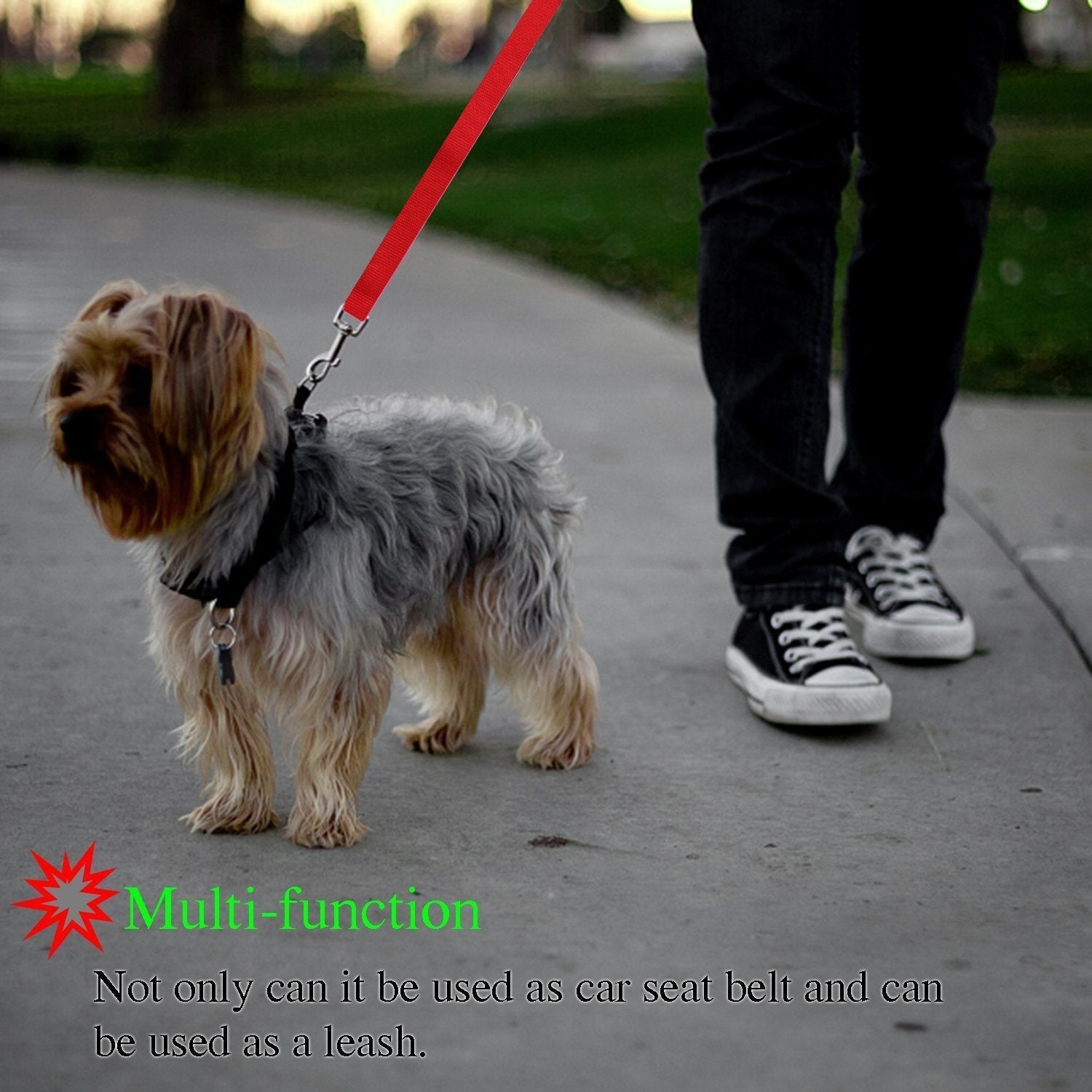 HKM-3936957 Adjustable Nylon Pet Safety Leash for Secure Traction and Control