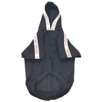 HKM-393747 Cotton Teddy Dog Clothes for Spring and Autumn - Black - Available in Multiple Sizes
