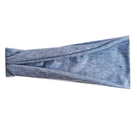 HKM-393747 Foldable Drawstring Elastic Cotton Headband - Unisex Sports Turban in Multiple Colors
