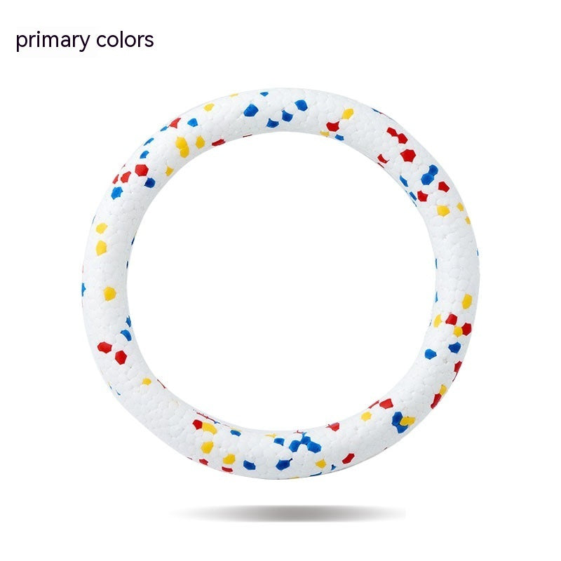 HKM-3937981 ETPU Bite Resistant Dog Toy Ring - 18cm Diameter for Dogs Under 12KG