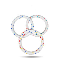 HKM-3937981 ETPU Bite Resistant Dog Toy Ring - 18cm Diameter for Dogs Under 12KG