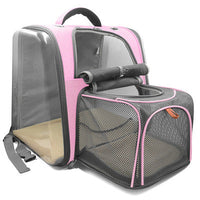HKM-3939389 Transparent Window Pet Backpack with Ventilation Holes for Comfort