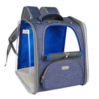 HKM-3939389 Transparent Window Pet Backpack with Ventilation Holes for Comfort
