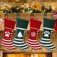 HKM-3939773 Christmas Pet Socks Gift Set - Knitted Holiday Designs for Cats and Dogs