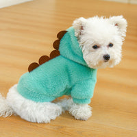 HKM-3941309 Cozy Little Flying Dragon Hoodie for Pets - Warm Casual Apparel in Multiple Sizes