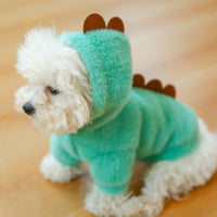 HKM-3941309 Cozy Little Flying Dragon Hoodie for Pets - Warm Casual Apparel in Multiple Sizes