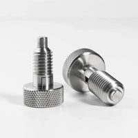 HKM-394195 Retractable Spring Plunger Lock Out Index Pin with Stainless Steel Knob