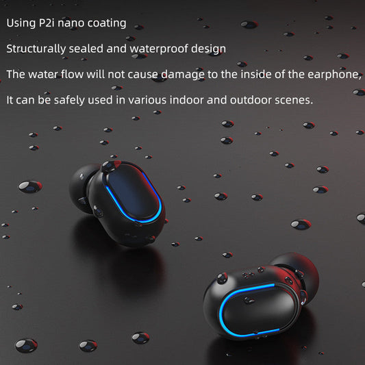HKM-394195 Wireless Bluetooth TWS Headset with Charging Case and Long Battery Life