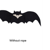 HKM-3942717 Halloween Pet Bat Wings Costume for Dogs and Cats - Durable Black Polyester Fiber and Felt Fabric