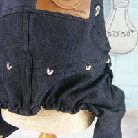 HKM-3943485 Casual Cotton Denim Overalls for Dogs