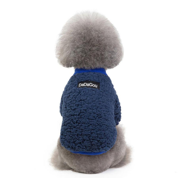 HKM-394387 Cozy Casual Fleece Outfit for Puppies - Warm Dog Clothes