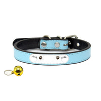 HKM-3944765 Customizable Anti-Lost Silicone Dog and Cat Collars in Pink, Red, Blue, and Brown