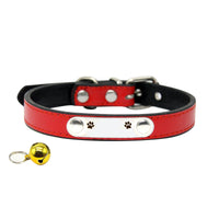 HKM-3944765 Customizable Anti-Lost Silicone Dog and Cat Collars in Pink, Red, Blue, and Brown