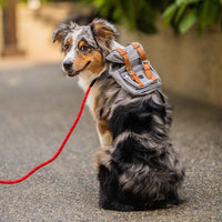 HKM-3945149 Pet Self Backpack for Small to Medium Dogs - Retro Design, Adjustable Neck and Bust окружность