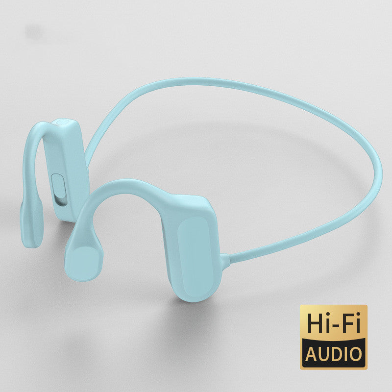 HKM-394515 Bone Conduction Bluetooth Headset - Lightweight, Comfortable, Ear-mounted Design with 13 Hours Playback