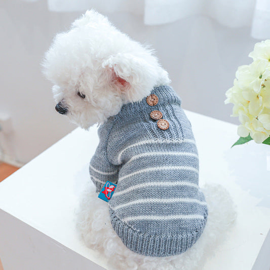 HKM-3946685 Cozy Polyester Two-Piece Clothing Set for Dogs and Cats, Various Sizes Available