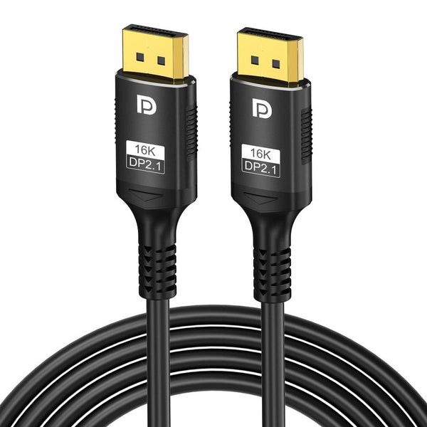 HKM-394707 16K DisplayPort 2.1 Male to Male Cable - Available in 1m, 2m, 3m Lengths - Supports 16K@60Hz and 8K@144Hz