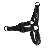 HKM-3947965 Reflective Adjustable Nighttime Pet Dog Harness with Nylon Chest Strap and Leash Options