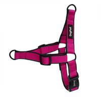 HKM-3947965 Reflective Adjustable Nighttime Pet Dog Harness with Nylon Chest Strap and Leash Options