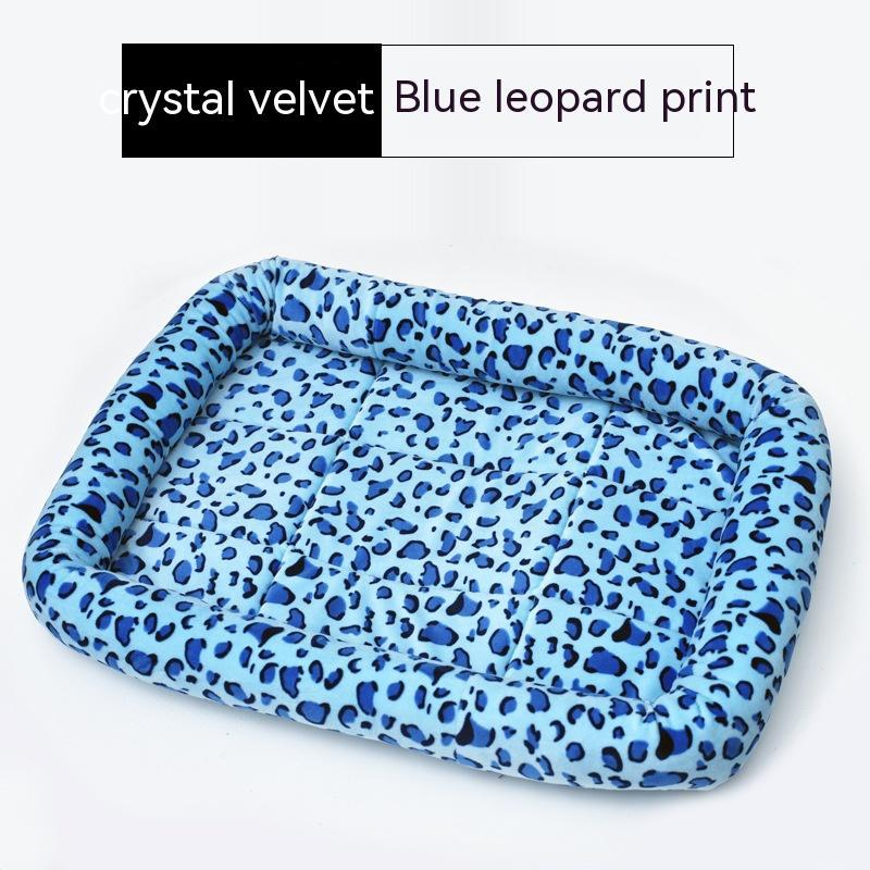 HKM-3948733 Teddy Dog Cage Mat for Small and Medium Breeds - Soft Cotton Cushion in Various Colors