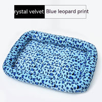 HKM-3948733 Teddy Dog Cage Mat for Small and Medium Breeds - Soft Cotton Cushion in Various Colors