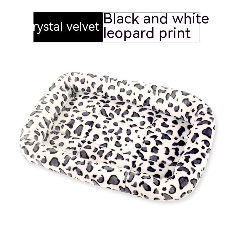 HKM-3948733 Teddy Dog Cage Mat for Small and Medium Breeds - Soft Cotton Cushion in Various Colors