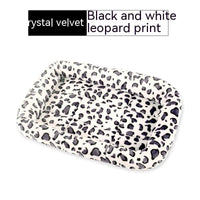 HKM-3948733 Teddy Dog Cage Mat for Small and Medium Breeds - Soft Cotton Cushion in Various Colors