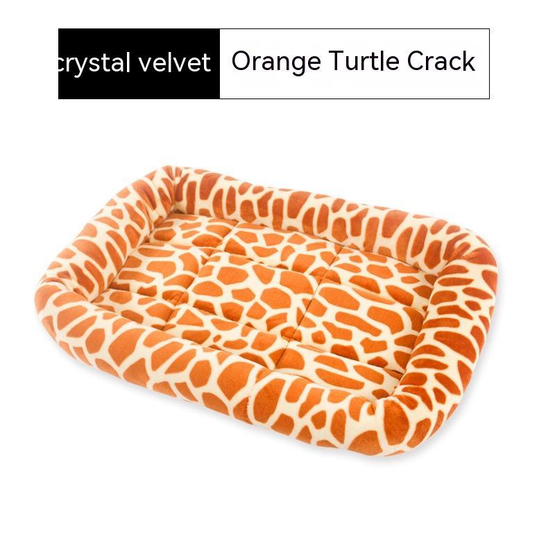 HKM-3948733 Teddy Dog Cage Mat for Small and Medium Breeds - Soft Cotton Cushion in Various Colors