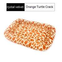 HKM-3948733 Teddy Dog Cage Mat for Small and Medium Breeds - Soft Cotton Cushion in Various Colors