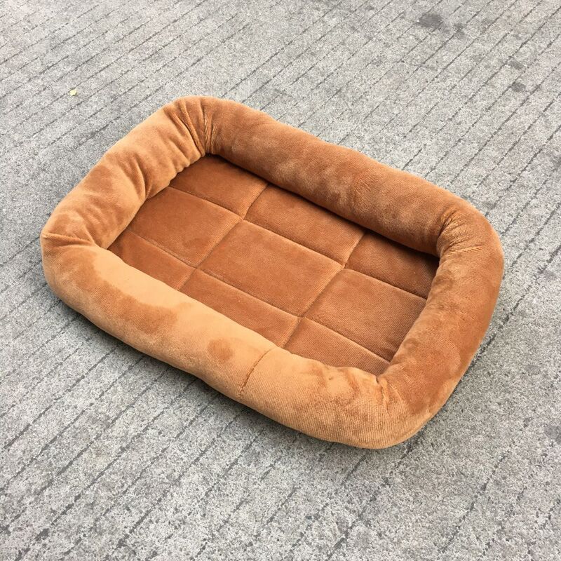 HKM-3948733 Teddy Dog Cage Mat for Small and Medium Breeds - Soft Cotton Cushion in Various Colors