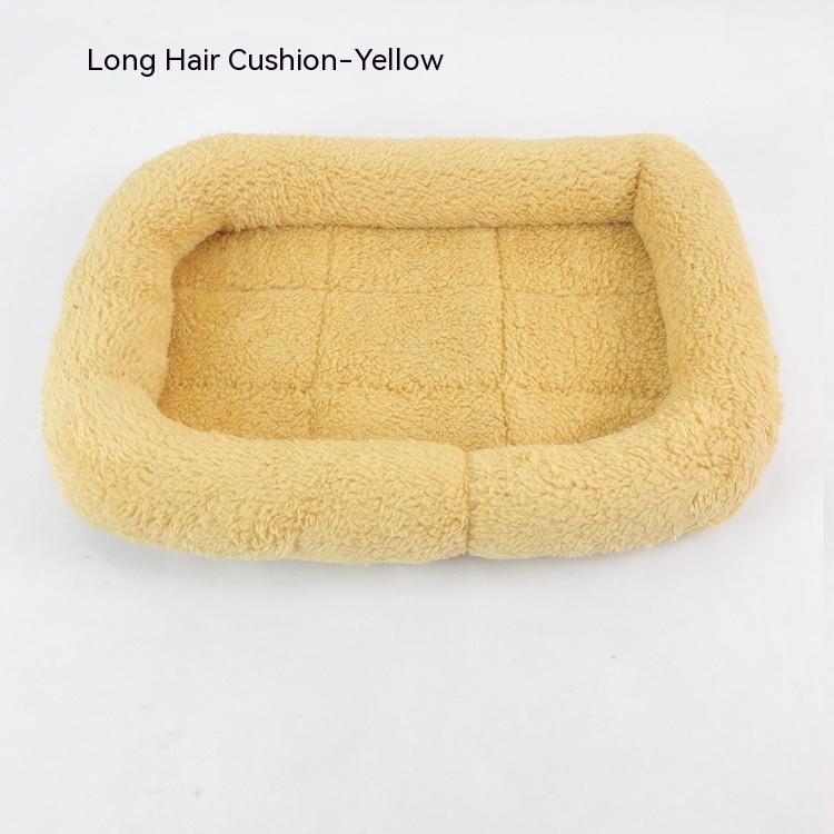 HKM-3948733 Teddy Dog Cage Mat for Small and Medium Breeds - Soft Cotton Cushion in Various Colors