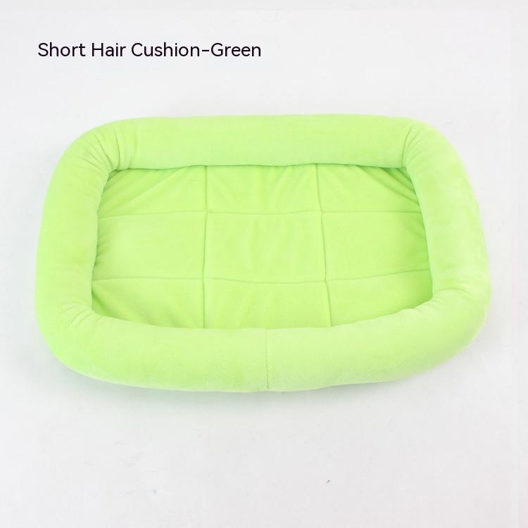HKM-3948733 Teddy Dog Cage Mat for Small and Medium Breeds - Soft Cotton Cushion in Various Colors