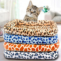 HKM-3948733 Teddy Dog Cage Mat for Small and Medium Breeds - Soft Cotton Cushion in Various Colors