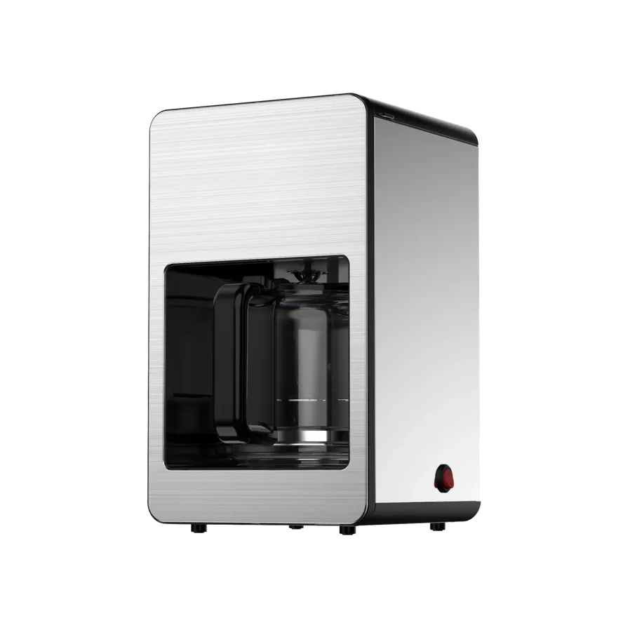 HKM-394899 Automatic Drip Coffee Maker with All-in-One Bean Powder Functionality