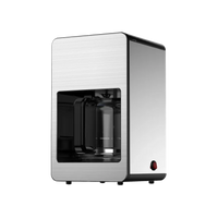 HKM-394899 Automatic Drip Coffee Maker with All-in-One Bean Powder Functionality